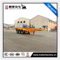 China Good Price Best Selling 40ft Container Chassis Semi Trailer with Twist Loocks