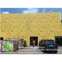 Aluminum Cladding Panel for Facade with Decorative Perforated Pattern Laser Cutting Sheet Carved Screen