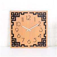 Creative Chinese Style Fashion Living Room Wooden Wall Clock