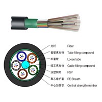 Layer Light-Type Armored Outdoor Cable Anti-Termite Steel Cable GYTS-24 Core Single-Mode Warranty for 30 Years