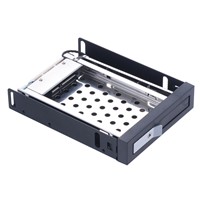 Unestech 2.5in Sata Aluminum Hard Drive Case Internal Enclosure Hot Swap HDD Mobile Rack