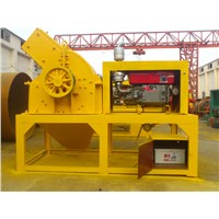 PC400x300 Rock Hammer Crusher with Diesel Engine for Small Mine Plant