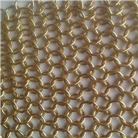 Stainless Steel Chainmail Rings Curtain Sheet