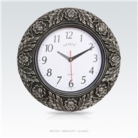 Creative European Classic Style Carving Lace Wall Clock