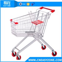 European-Style Supermarket Shopping Cart