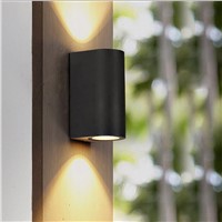 Outdoor Wall Light, IP65 Waterproof Outdoor Lighting, 8W Balcony Lamp AC 85-265V
