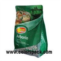 Rice Packaging Flat Bottom Zipper Bag