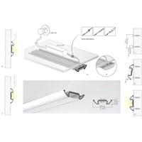 Profile Aluminum Extrusion LED Furniture Design for RGB LED Strip