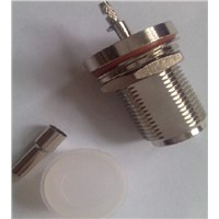 N Straight RF Coaxial Connector for Cable