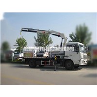 5 Ton Car Carrier Flatbed Tow Truck with Crane