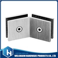 Glass Square Partition Hinge 135 Degree Two Sides