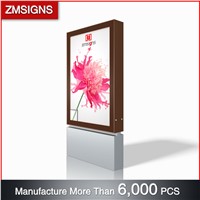 ZM-203 Outdoor Aluminum Profile Scrolling Advertising Mupi Light Box ZMsigns