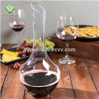 Lead Free Crystal Material Glass Wine Decanter for Sale Glass Wine Bottle