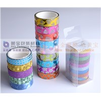 Crafty Rolls Decorative Glitter Washi Tape Perfect for Scrapbooking, DIY Crafts &amp; Gift Wrapping