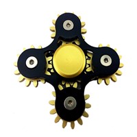 Six-Gear Linkage Metal Fidget Hand Spinner
