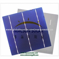 Blue Anti-Reflecting Coating (Silicon Nitride) Aluminum Back Surface Field 1.5mm Wide Bus Bars 2.0mm Wide Soldering Pads