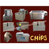 Potato Chips Making Machine Price/Semi-Automatic Potato Chips Production Line