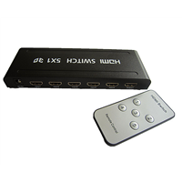 5 Ports HDMI Switcher Selector 1080P