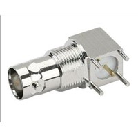 Right Angle BNC RF Coaxial Connector for PCB