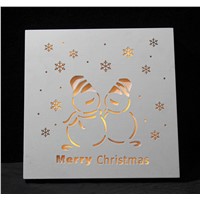 Home Decoration Products' Christmas Wooden Lighting Box Gifts