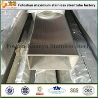 Factory Price 304 Grade Rectangular Stainless Steel Tubing for Handrail