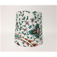 Print Butterfly Cotton Drum Lamp Shade