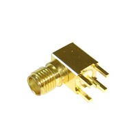 Right Angle SMB RF Coaxial Connector for PCB
