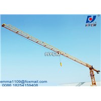 QTZ125 PT6016 Flat Top Crane Tower 10tons Load 60m Jib Arm Potain Mast Section