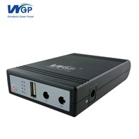 Constant DC Output Mini UPS 12 Voltage 18650 Power Battery UPS with 3 Hours Backup Power
