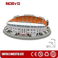 3D Puzzle Stadium Construction Kits Football Stadium Model