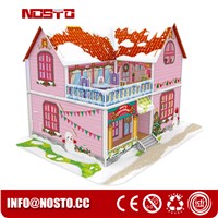 Unique Gifts, Handmade Craft Buildable House for Girl, Love Gifts