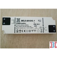 16.3mm 30W12V White Color Super Thin Power Supply