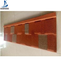 Light Weight Roofing Materials Stone Coated Metal Tiles / Color Stone Coated Roofing Sheets