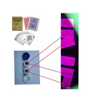 Modiano Golden Trophy Plastic Marked Cards/UV Contact Lenses/Invisible/Luminous Marked Cheating Cards/Casino Cheat