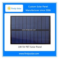 1W 5V PET Laminated Solar Panel