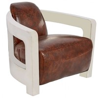 Vintage Leather Chestnut Meirs Chair