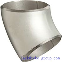 Butt-Welding Long Raidius 45 Degree Elbow Stainless Steel Pipe Fitting ASTM A403/A403M WP31726 12''SCH80 ASME B16.9