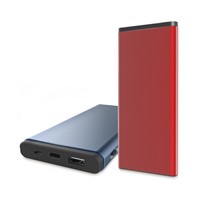 QC 3.0 Type-c 10000mah Portable Battery Power Bank Quick Charger with Mobile Phone