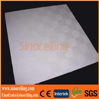 PVC Gypsum Ceiling Tile with Foil Back_PVC Gypsum Board