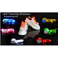 Fashion LED Shoelaces 110cm Shoe Laces Flash Light up Glow Stick Strap Flat Shoelaces Disco Party Shoes