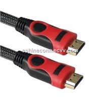 1.4V HDMI Cables, Braid Double Color, High Speed with Ethernet 3D, Ready for BluRay DVD, HDTV, Sony's Game PS