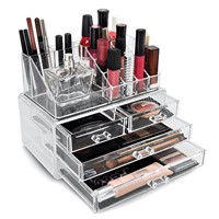 Custom Made Acrylic Cosmetic Display Cases Manufacturer China