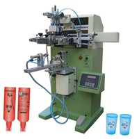 TM-250s Cylinder Surface Screen Printing Machine for Cup Bottle Pipe