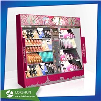 Large Size MDF & Acrylic Display with LED Lights, Wooden Cosmetic Display Cabinet