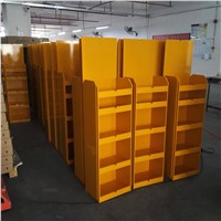 High Quality MDF Medicine Display Rack with 5 Shelves Wooden Flooring Display Medicin