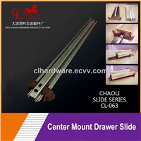 Center Mount Drawer Slide for Wooden Cabinets