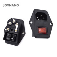 JOYNANO 3-in-1 Inlet Module Plug 5A Glass Fuse Rocker Switch