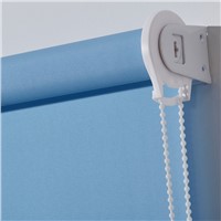 100%Polyester Fabric Roller Blinds Blue Color