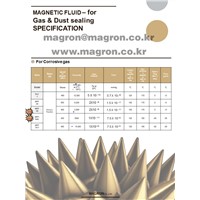 Magnetic Fluid for Gas&amp;amp;Dust Sealing