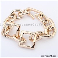 Fashion Personality Rough Chain Gold Chain Buckle Bracelet Female Jewelry